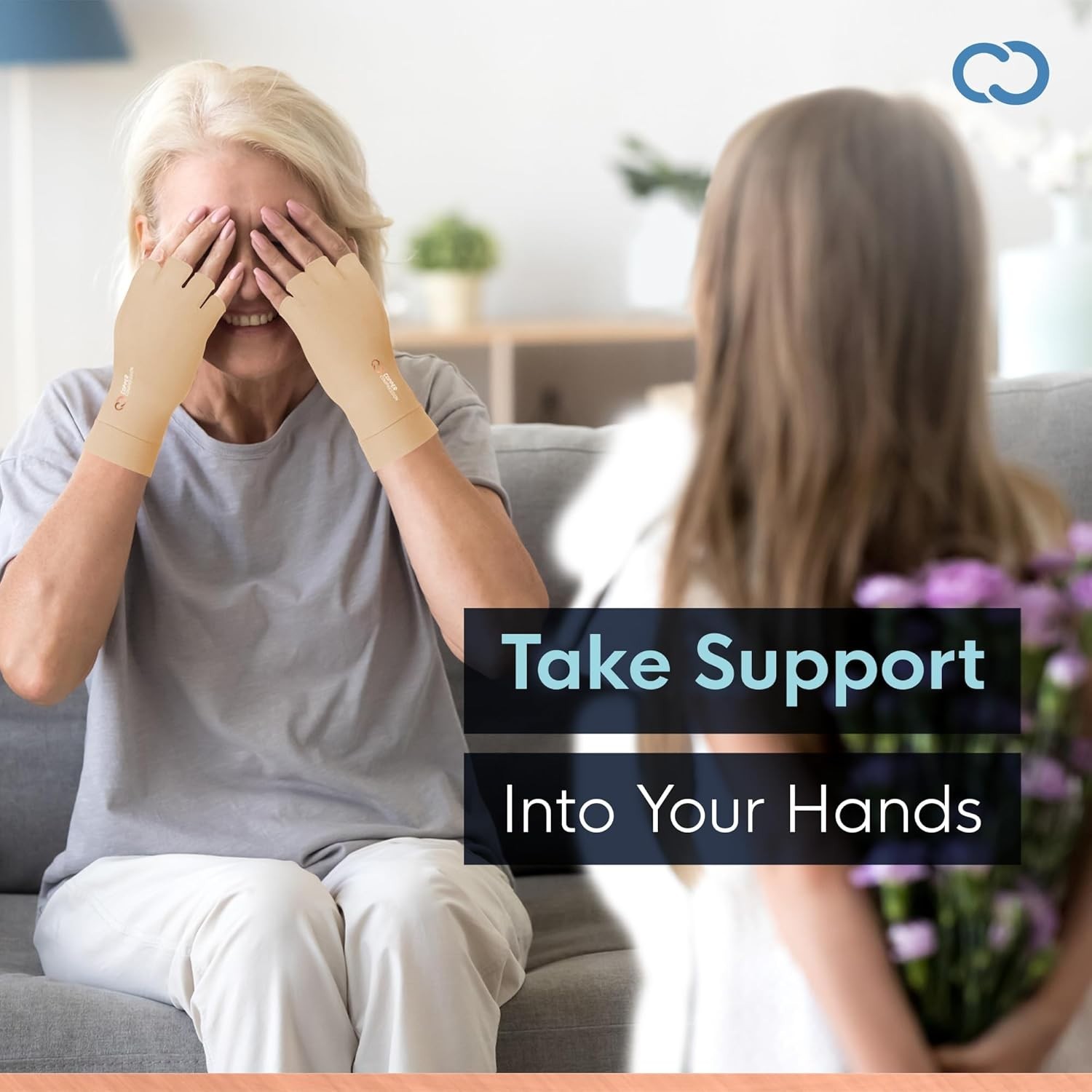 Compression Gloves for Swelling and Pain Relief, Ideal for Typing and Crocheting