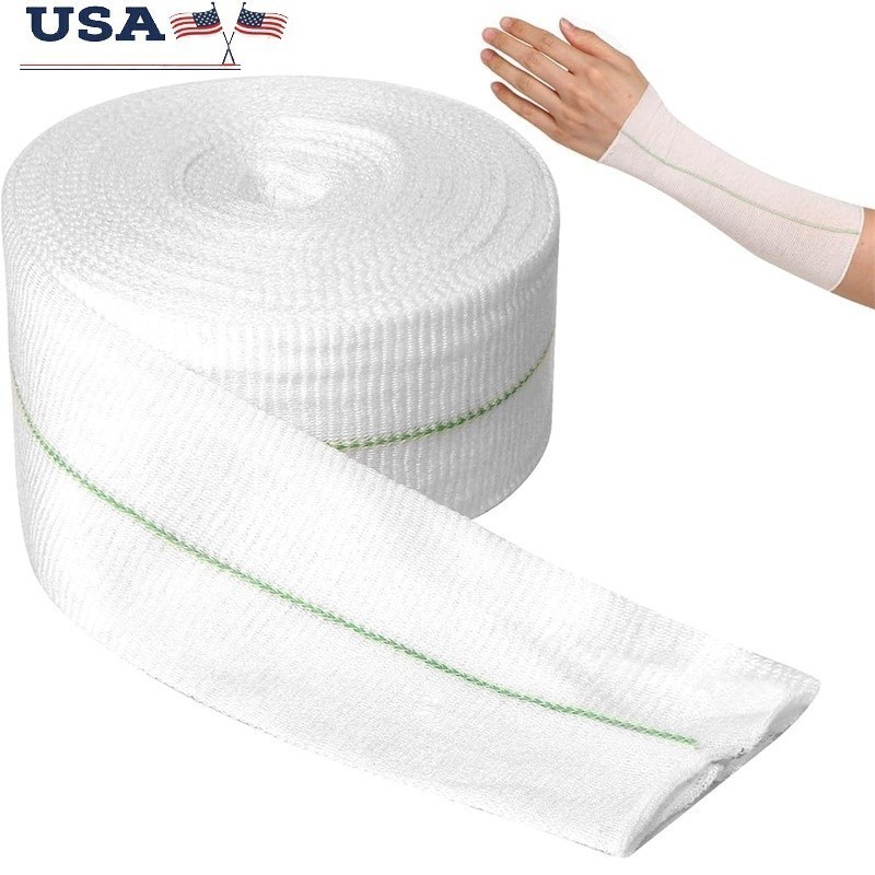 Elastic Tubular Bandage Cotton Sport Compression Sleeve Injury Support Care New