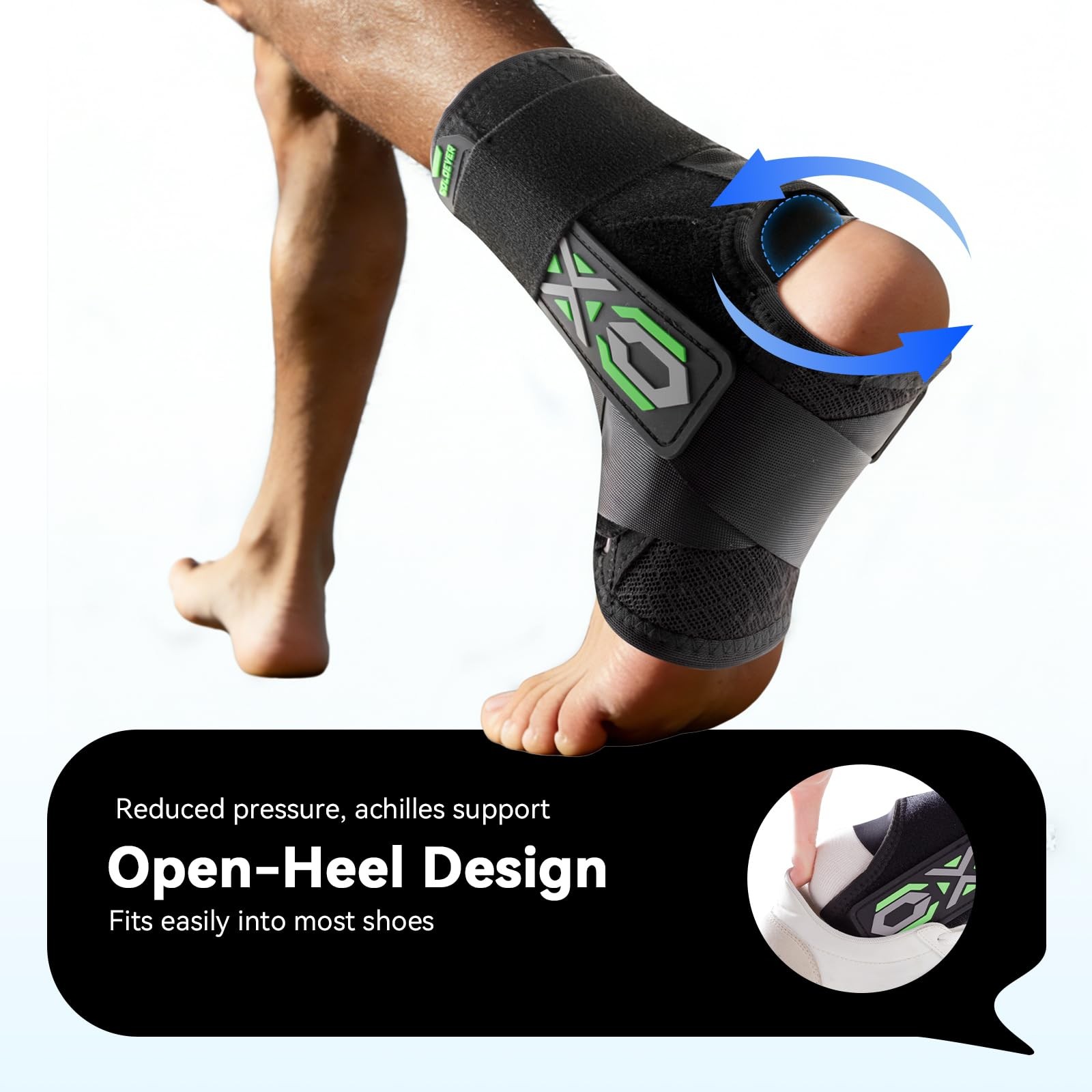 Upgraded Ankle Brace for Sprained Ankle [Stronger Support & Ultra Breathable]…