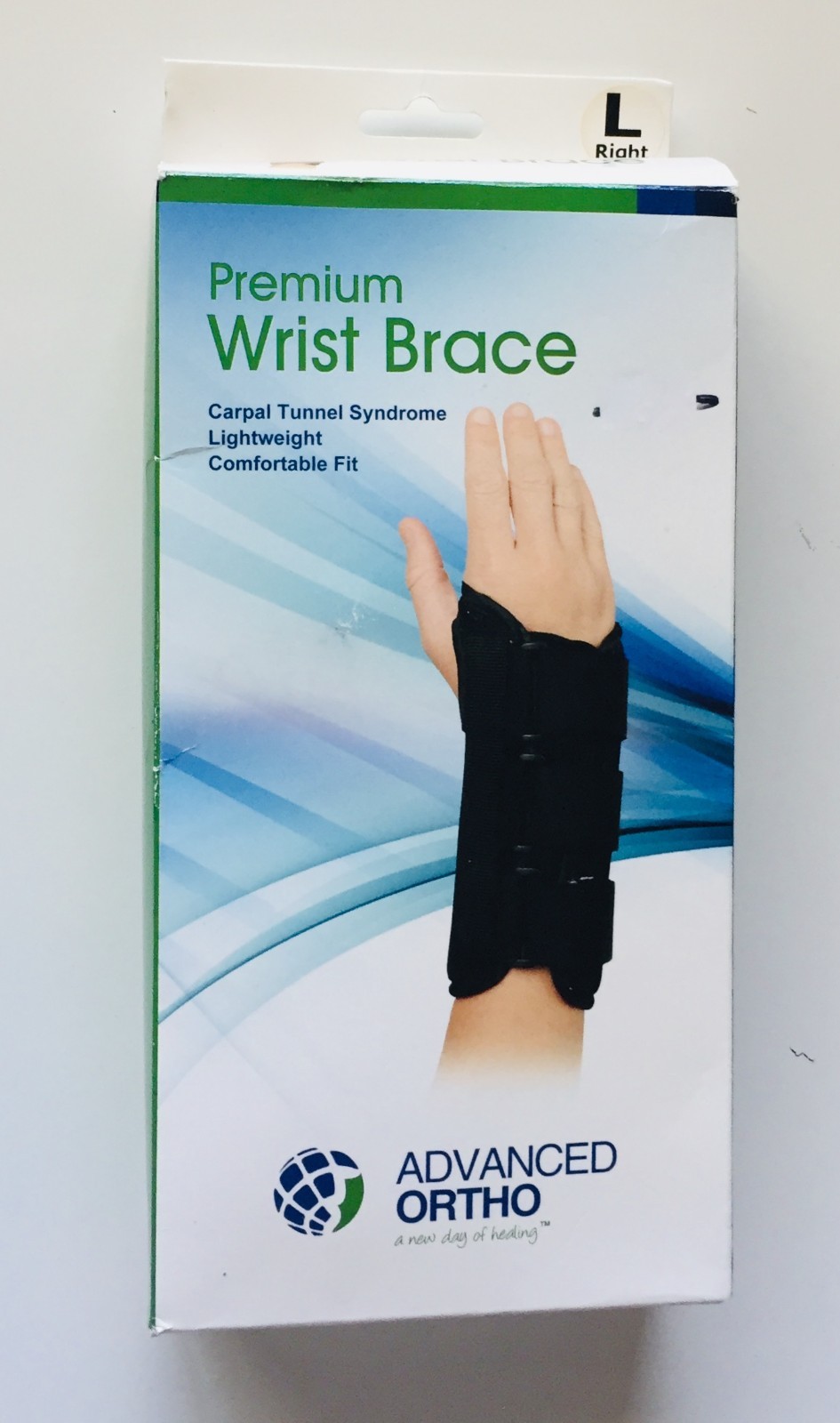 ADVANCED ORTHO Premium Wrist Brace Comfortable Fit/Right (L)427-R