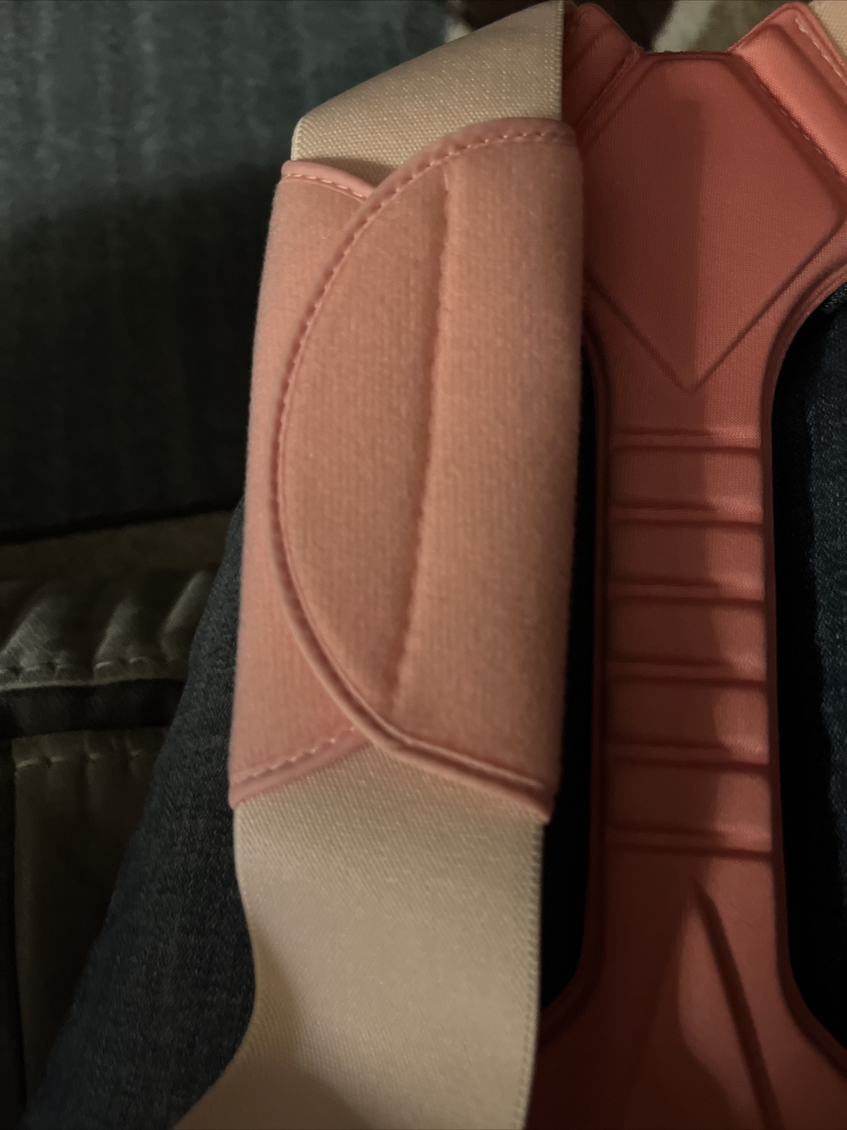 New Updated Posture Corrector Adjustable Upper Back Brace Small Pink Out Of Pack