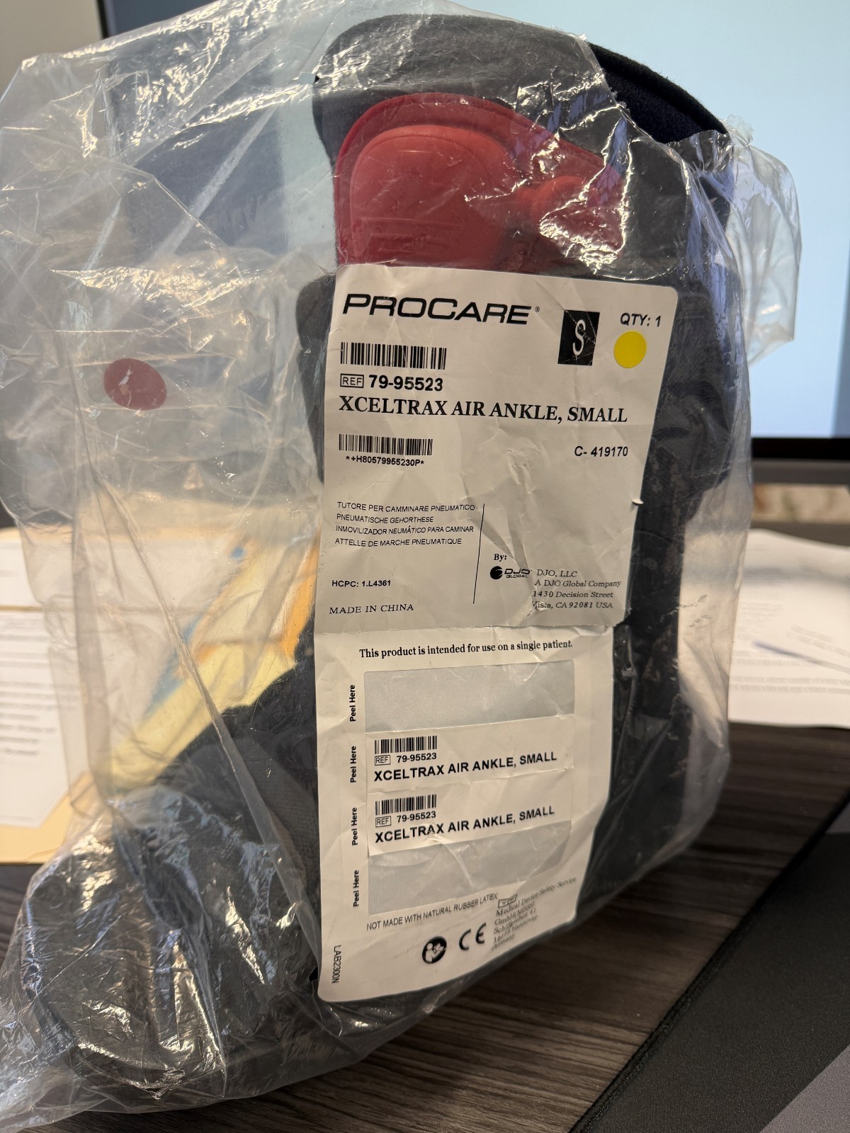 ProCare Xceltrax Air Ankle Walker Boot, Size Small – Orthopedic