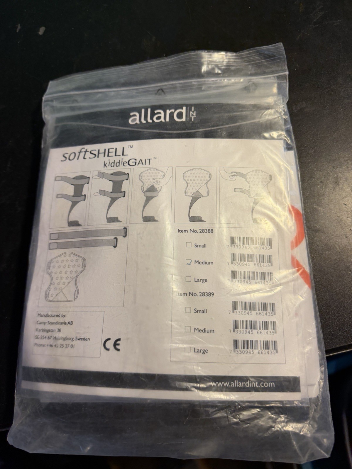 Allard Softshell Kiddie Gait Pads Sz Medium