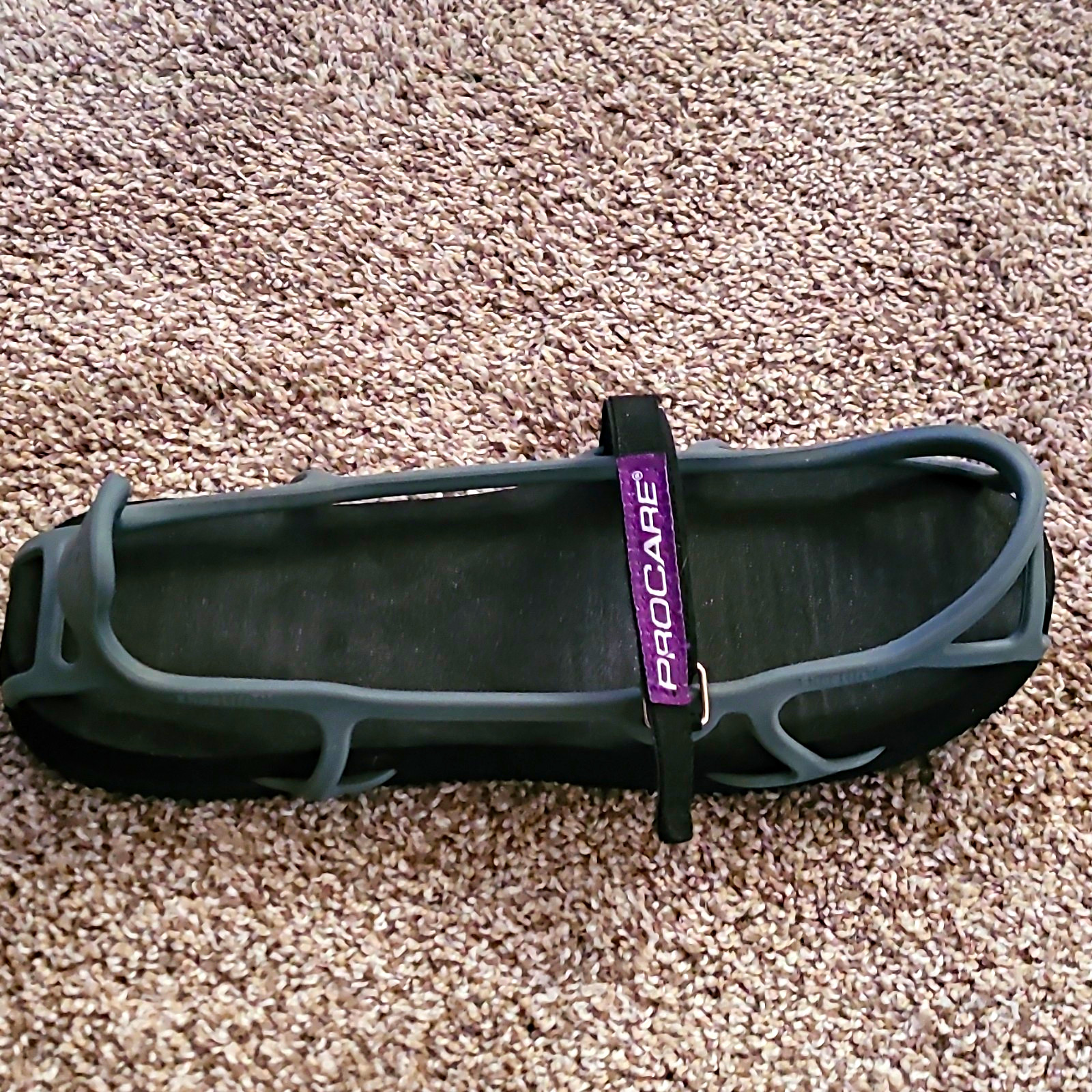 ProCare EvenUp Shoe Lift Balancer Size S/M Gray/Black Purple Strap Adjustable