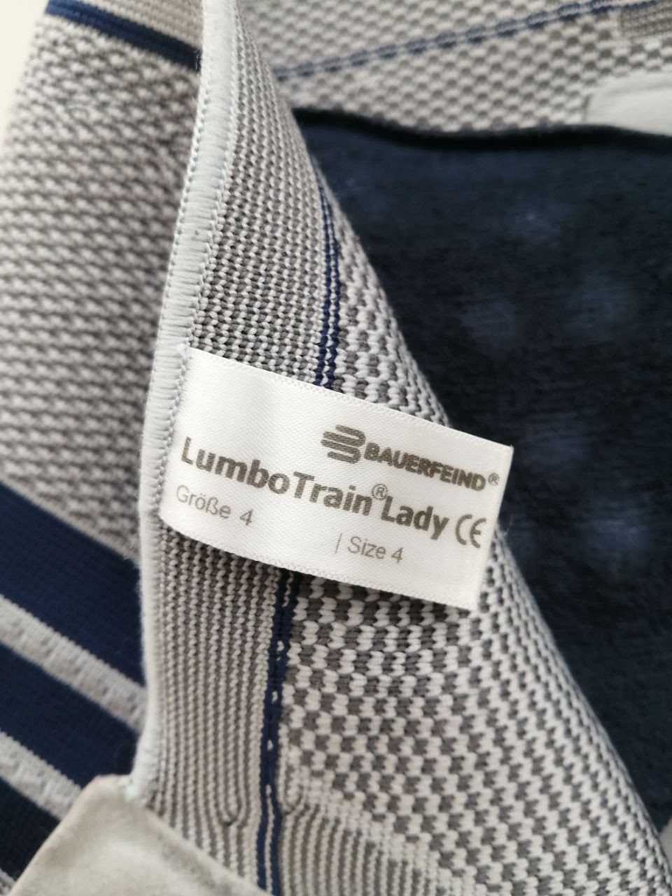 Bauerfeind Lumbotrain Lady Back Support Size 4 L Back Brace Germany