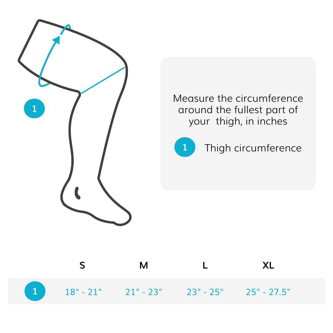 Compression Thigh Sleeve, Hamstring Support Brace, Quad Strains, Men, Women
