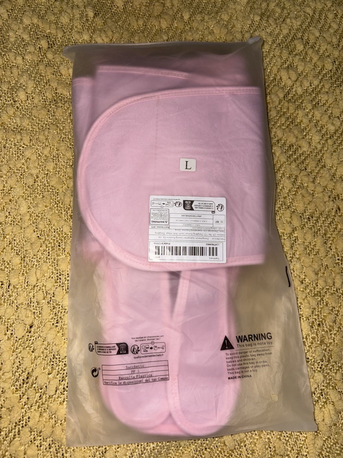 Pink Adjustable Ergonomic Posture Corrector Back Brace Size L Breathable Support