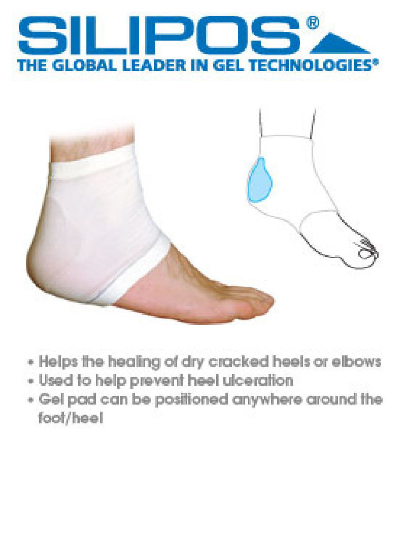 Silipos Silopad Heel / Elbow Slipover cushioning protection L/XL