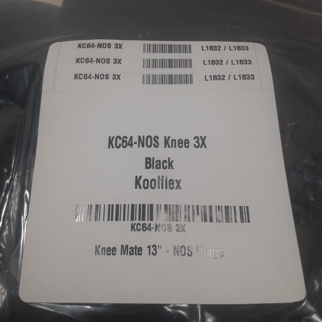 Knee Brace New Options Sports Knee Brace KC64-NOS XXXL Kool flex Black NEW!