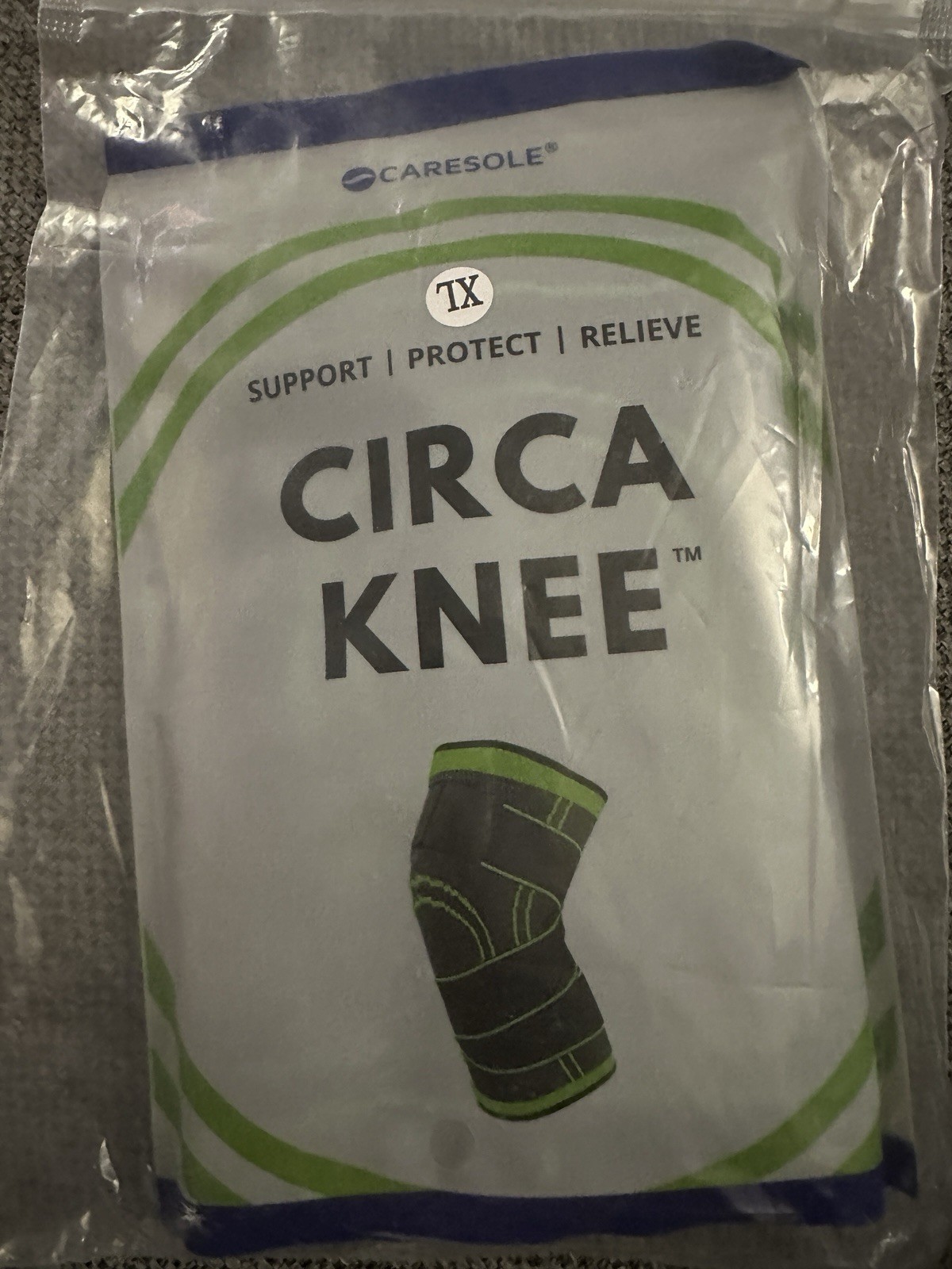 Circa Knee Brace Support Size XL Black Green