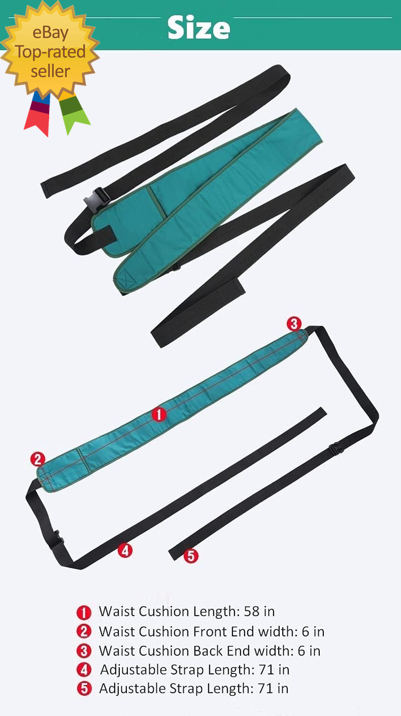Medical Bed Restraint Strap for Elderly Bondaged Bed Tie Downs Anti-Fall Waist