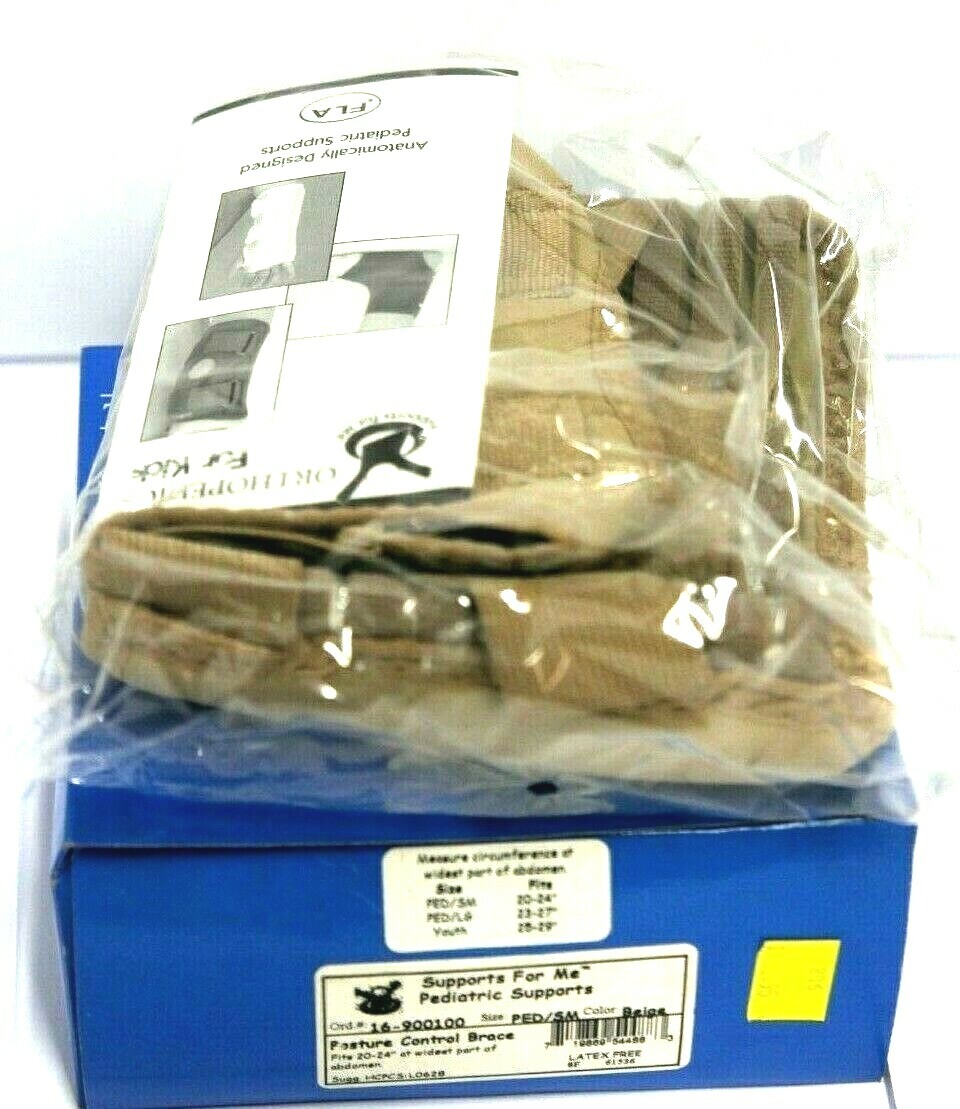 FLA Ortho Soft Form Back Posture Control Brace Pediatric & Youth sizes Beige