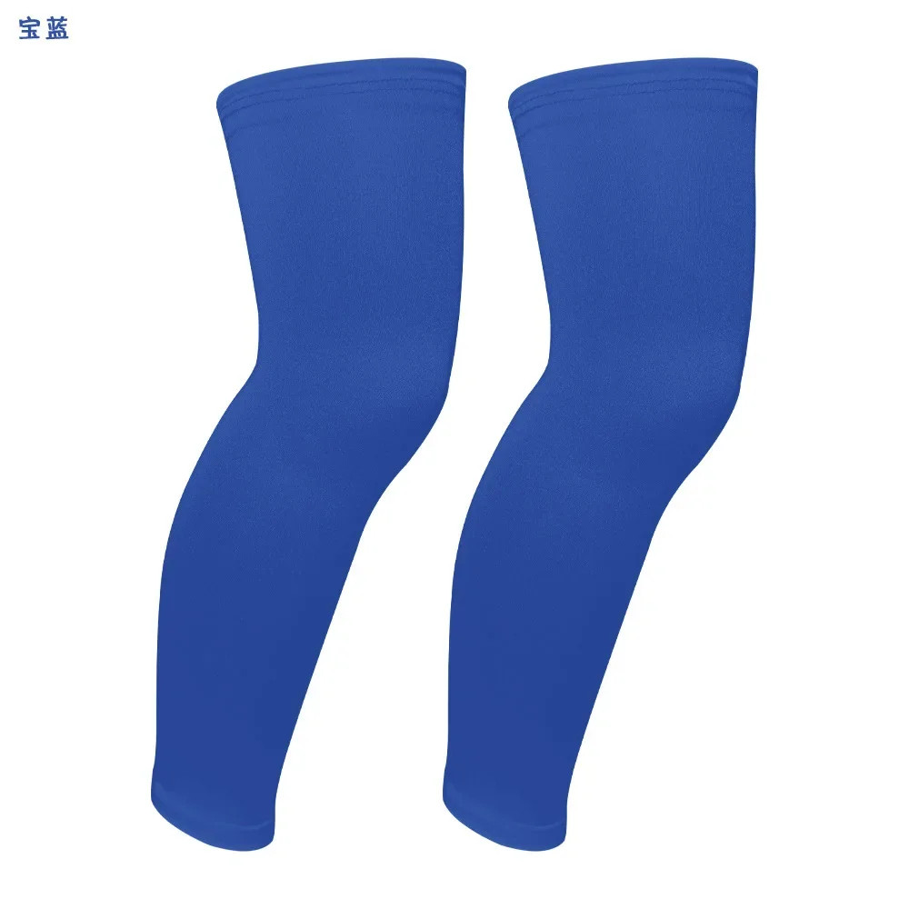 1Pair Long Compression Leg Sleeves for Kids, Comfortable Non-Slip UV Protection