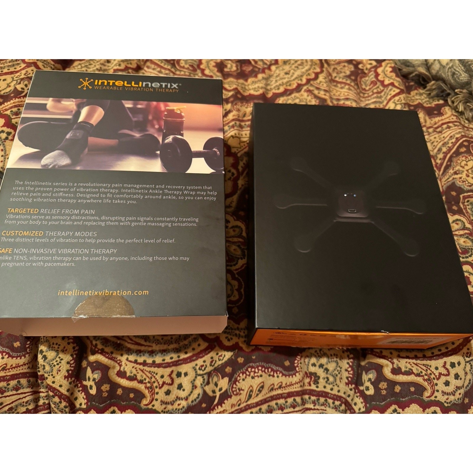 Intellinetix Vibrating Foot & Ankle Therapy Wrap For Recovery
