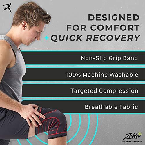 Rodilleras Gym Para El Dolor Levantar Pesas Deportivas Compresion Rodillera, XL: