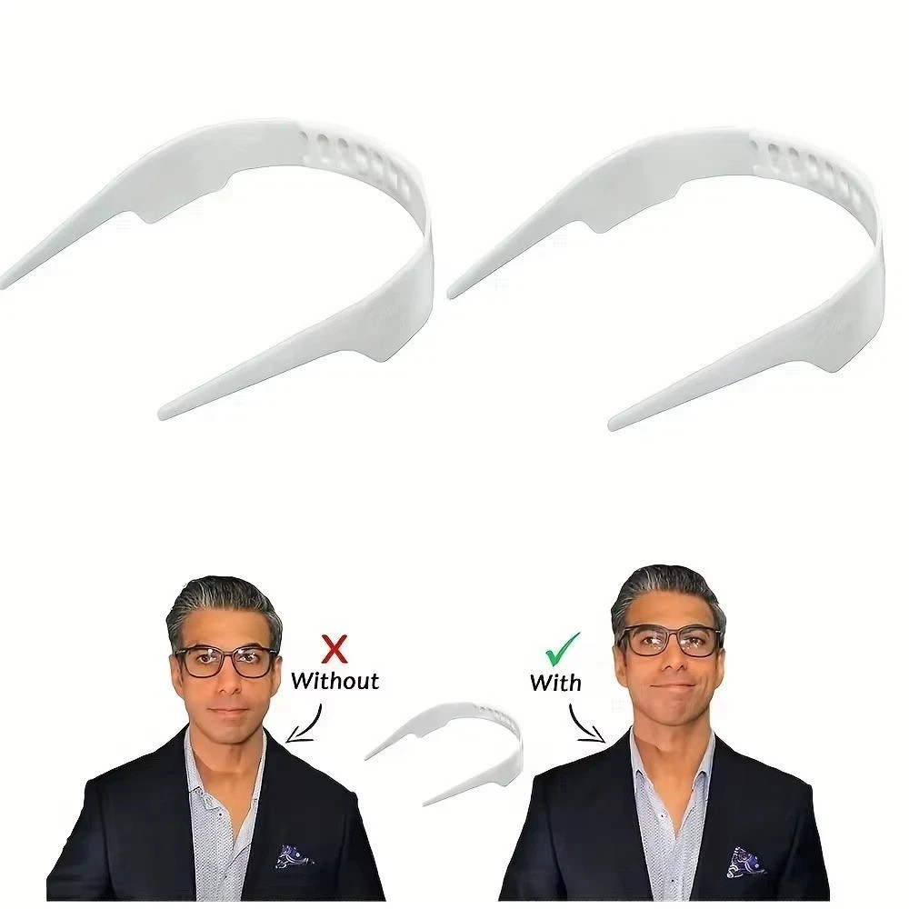 Invisible Collar Support Brace Adjustable Plastic Neckline Enhancer Shirt Suit