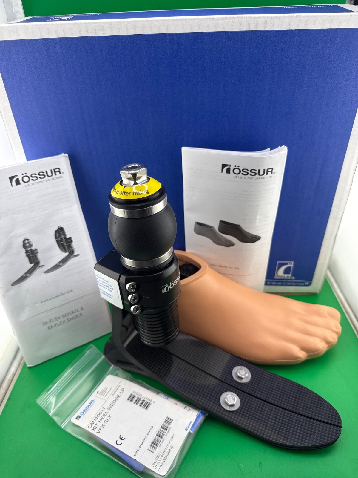 Ossur reflex re-flex shock prosthetic foot. New. Category 5. Size 27. Right