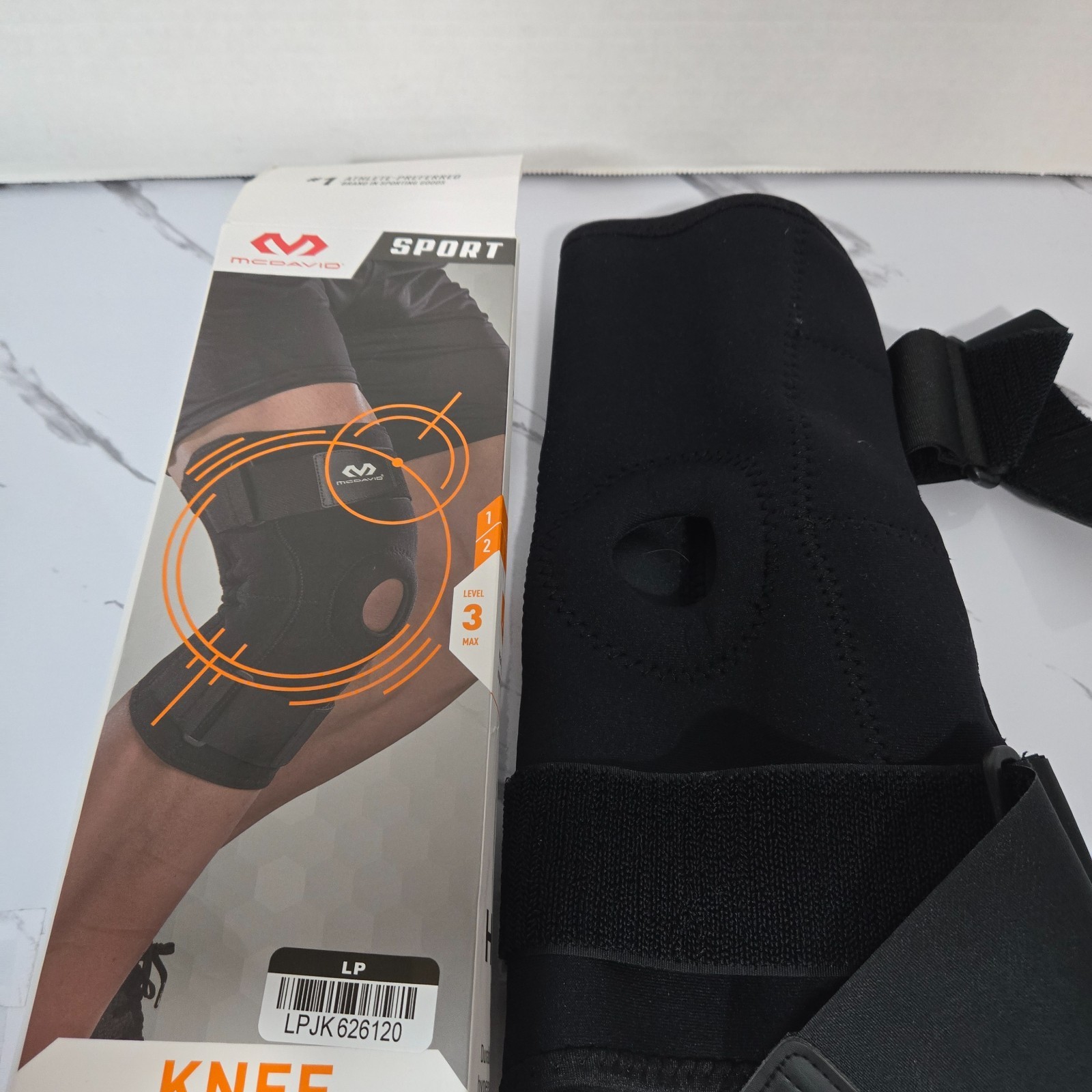 McDavid Sport Level 3 Max Hinged Knee Brace Black Size S/M