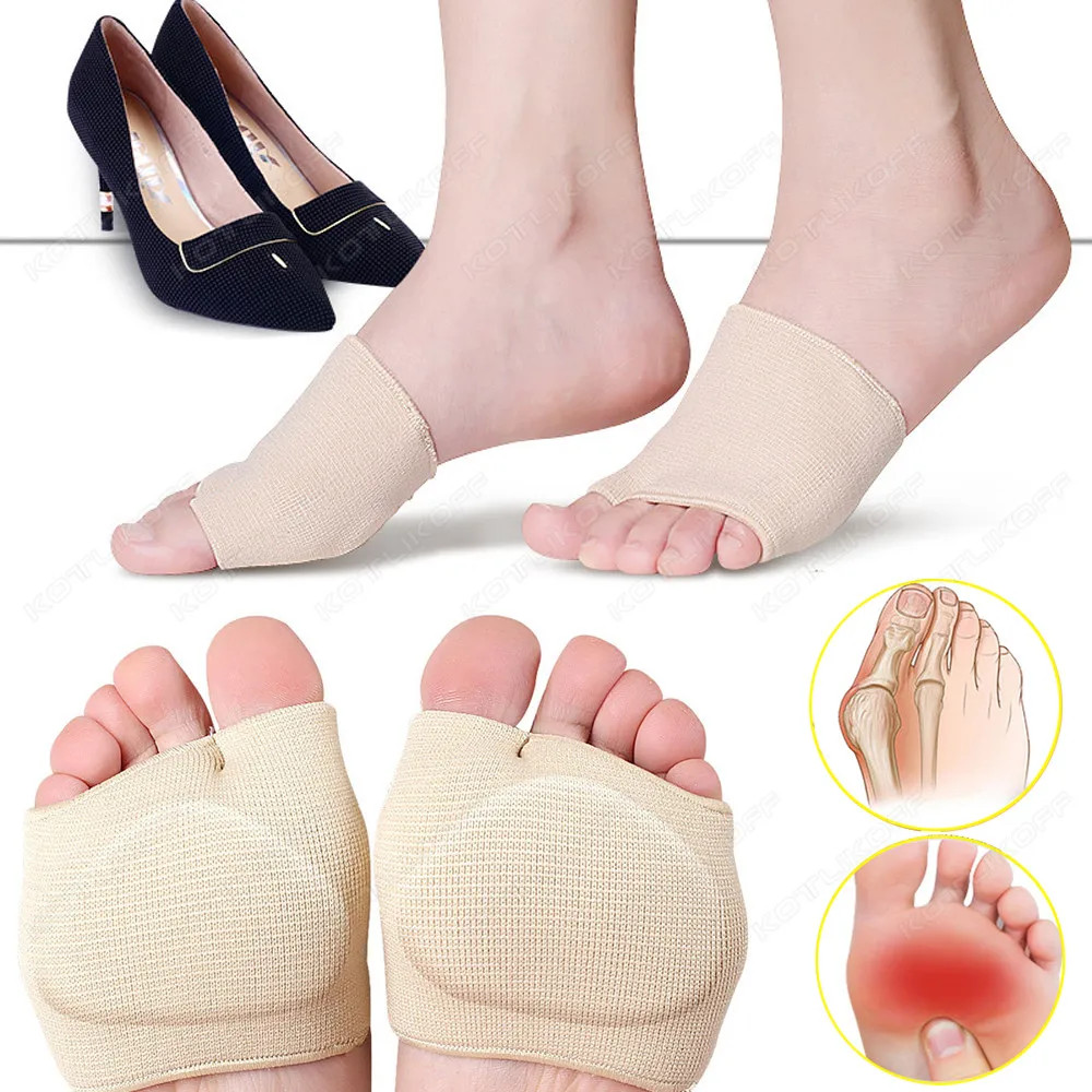 Silicone Metatarsal Pads Front Palm Rest Anti Slip Half Size Pad For High Heels