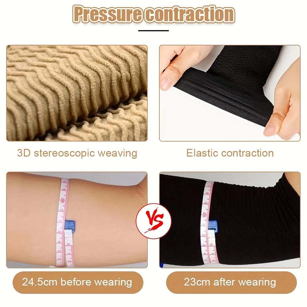 Knitted Arm Sleeve For Shaping And Beauty Elastic Contraction And Auxiliary