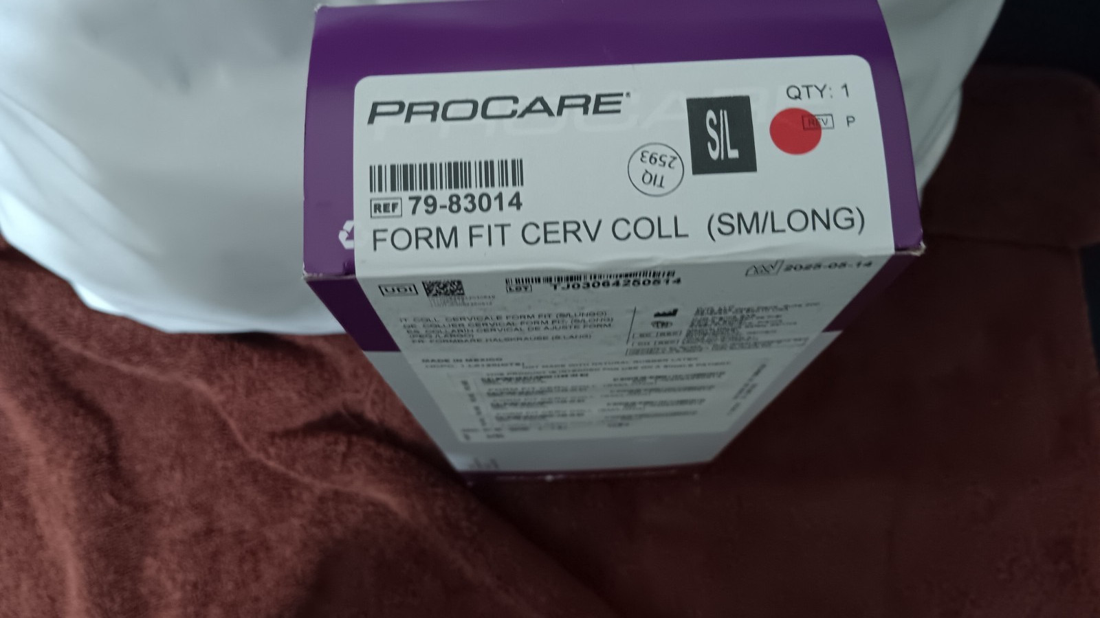 2 ea Procare79.83014 Form fit Cerv collar sm/lg