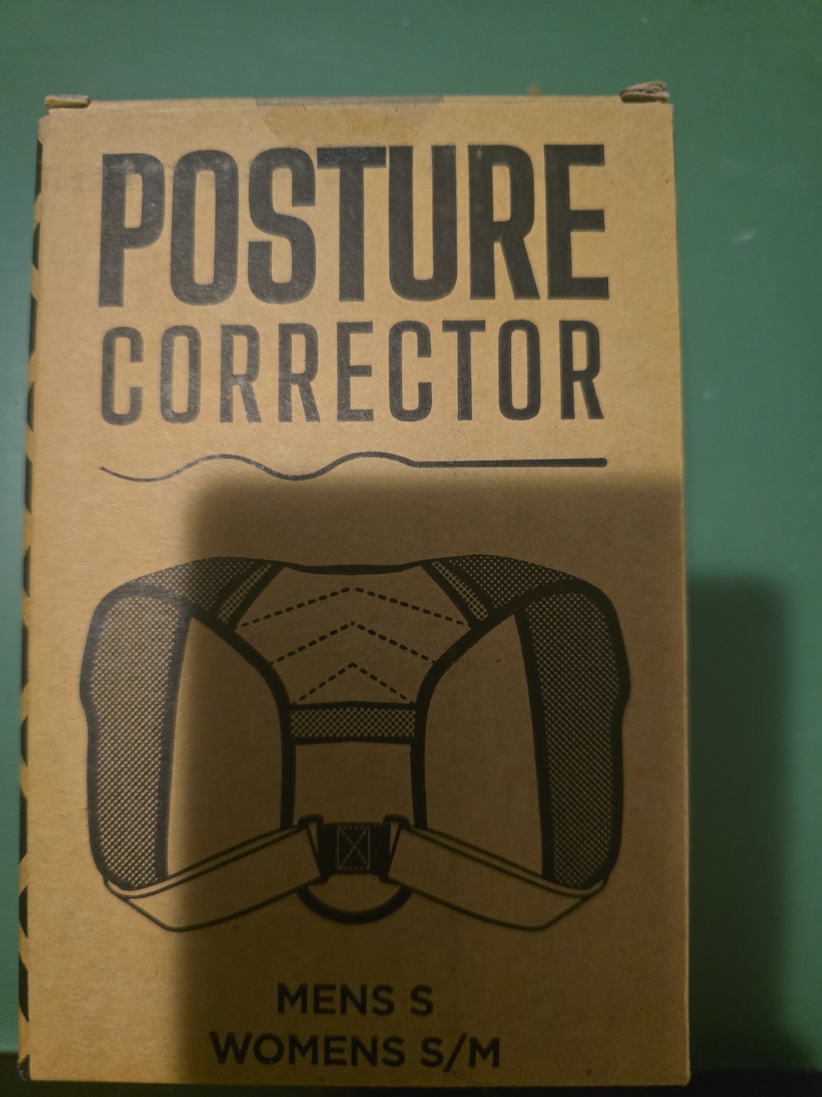 Benoo Back Posture Corrector for Unisex Comfy Adjustable Mens S Women S/M Black