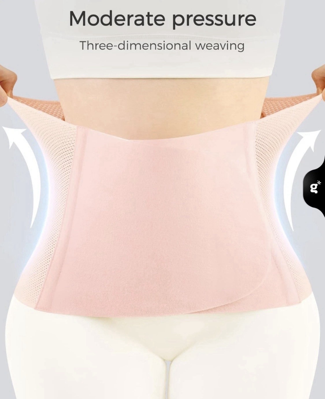 Women’s Pink Adjustable Abdominal & Lumbar Back Support Belt Brand – New – Large