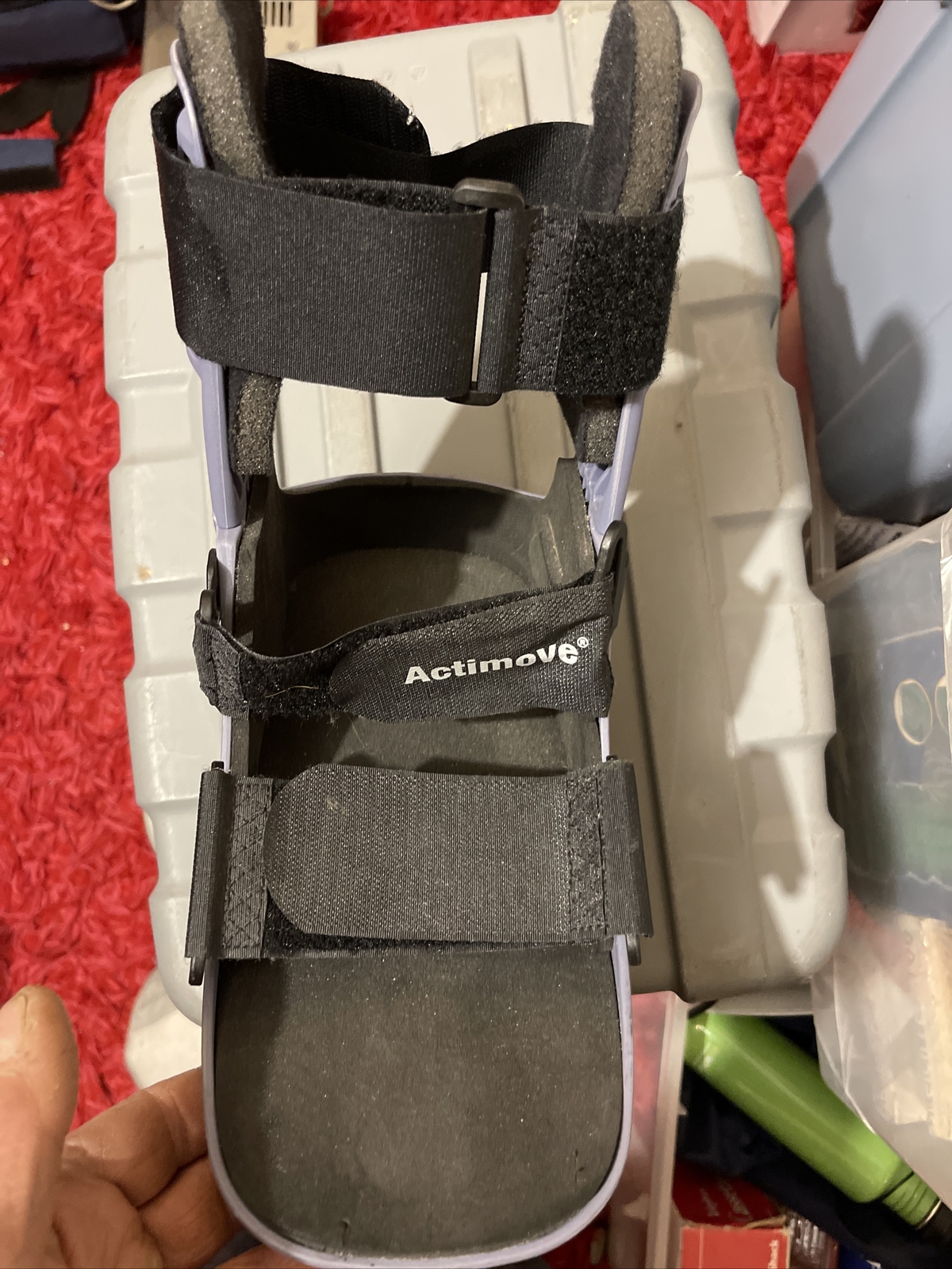 Actimove Standard AIR Walker Ankle Walker LOW SZ MEDIUM Right or Left Foot Mint