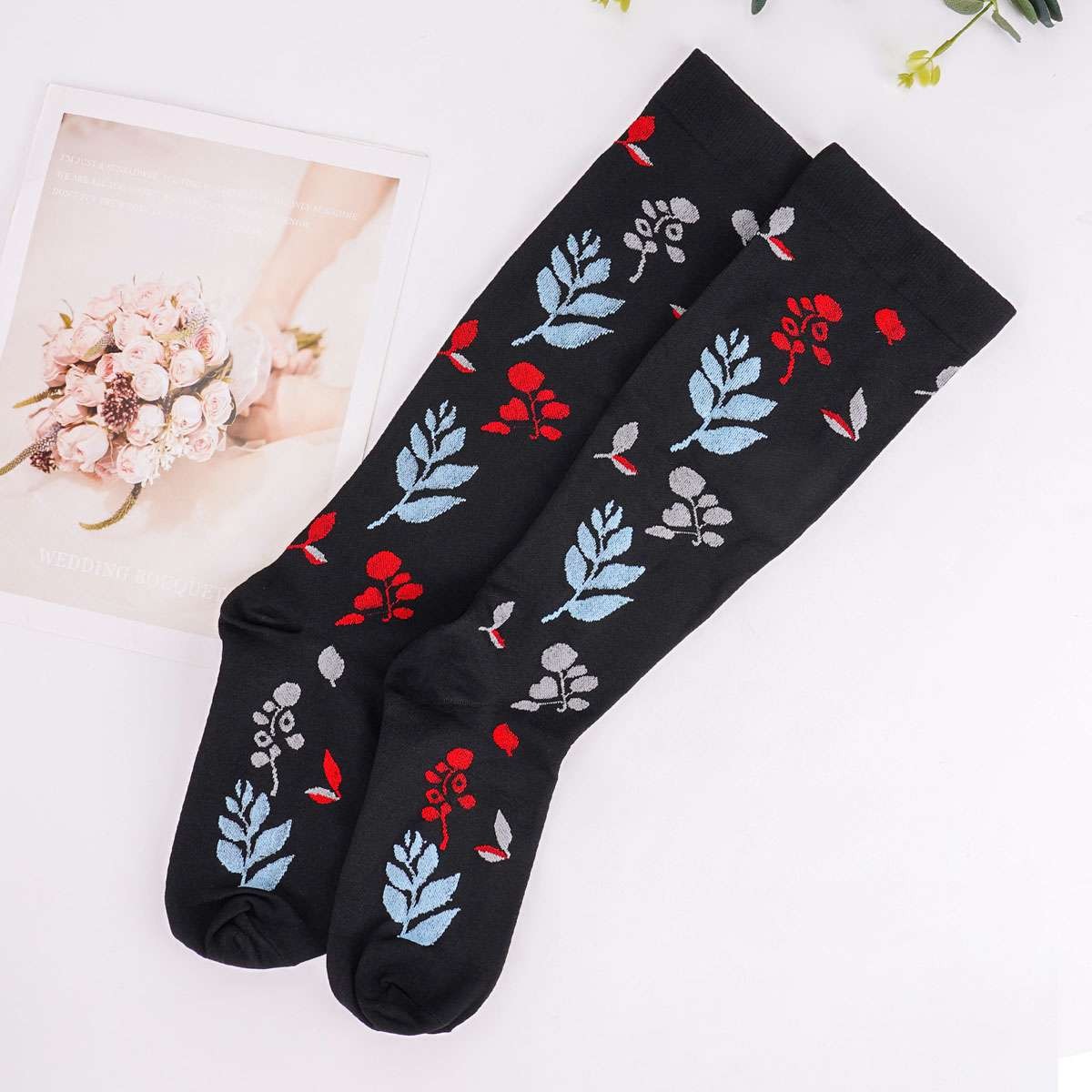 Plus Size Compression Socks for Men and Women Unisex Wide Calf 2XL-4X-Large US