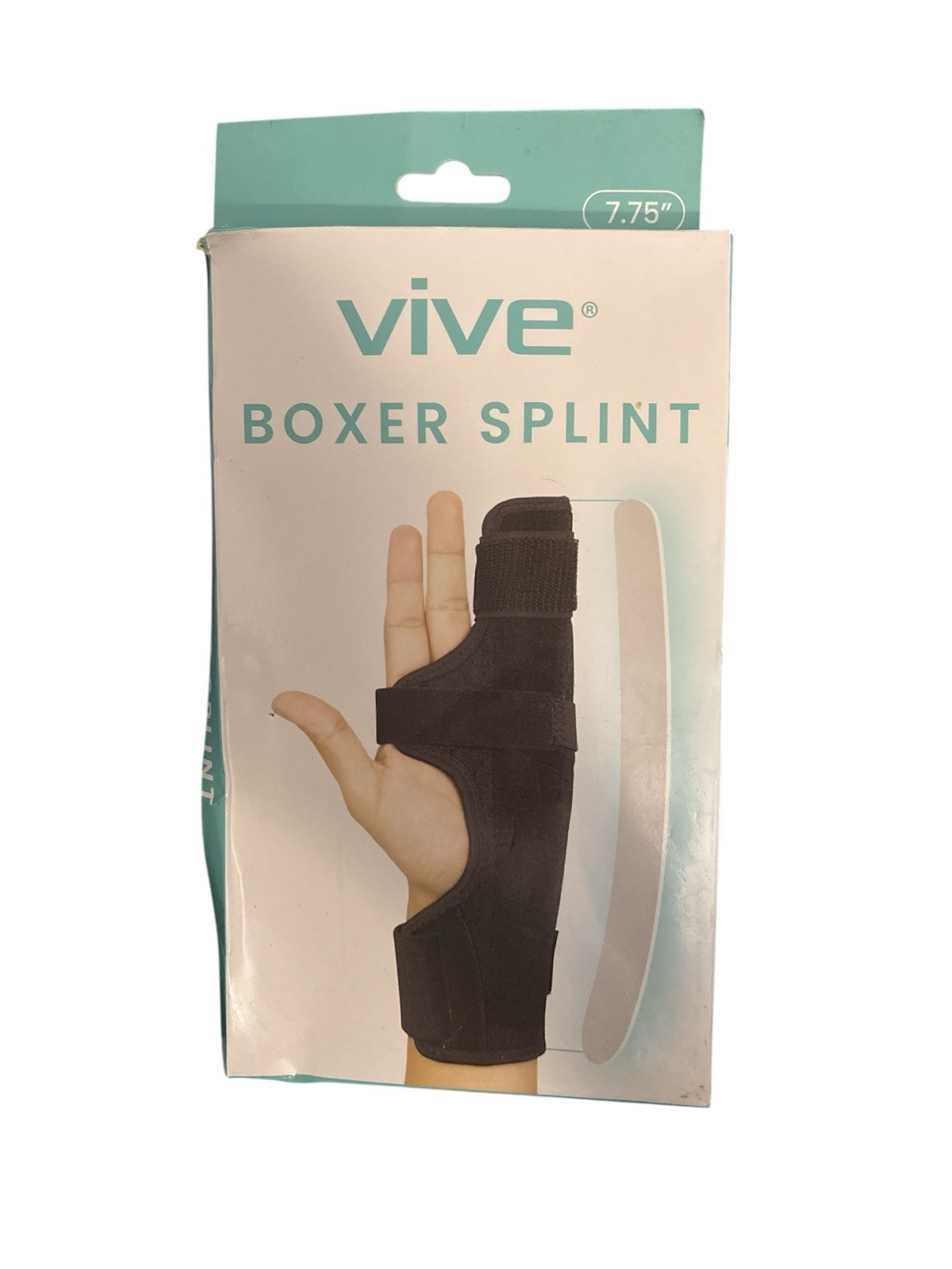 Vive Boxer Finger Splint 7.75” Left or Right Hand, Men or Women