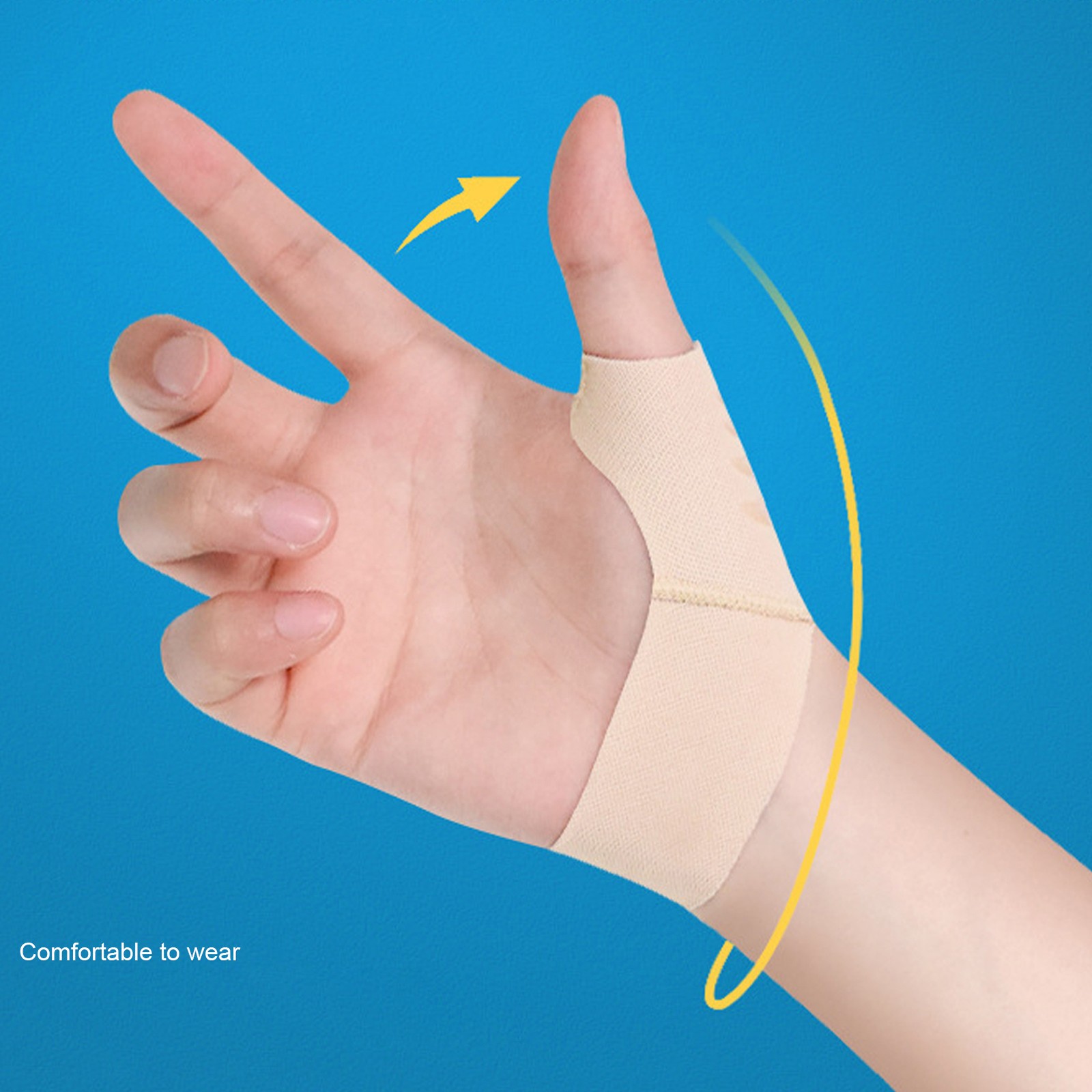 Sweat Absorbent Thumb Support Quick Drying Thumb Support for Basketball