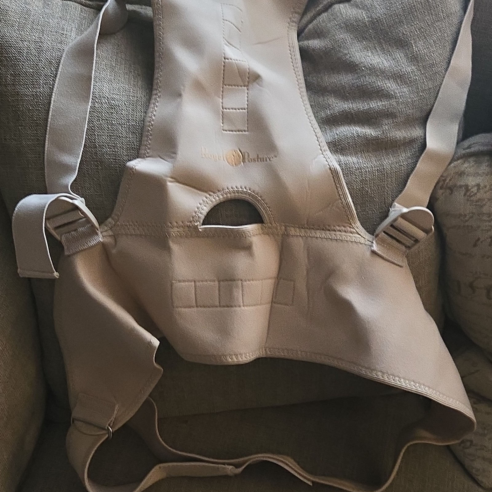 Royal Posture Adjustable Posture Corrector L/XL Beige Neoprene Back Shoulder