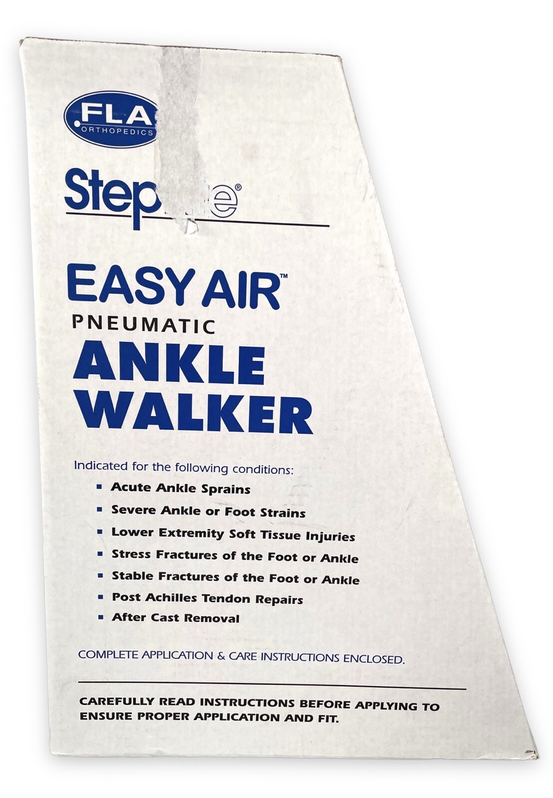 NEW – FLA Orthopedics StepLite Easy Air Pneumatic Ankle Walker Med High Height