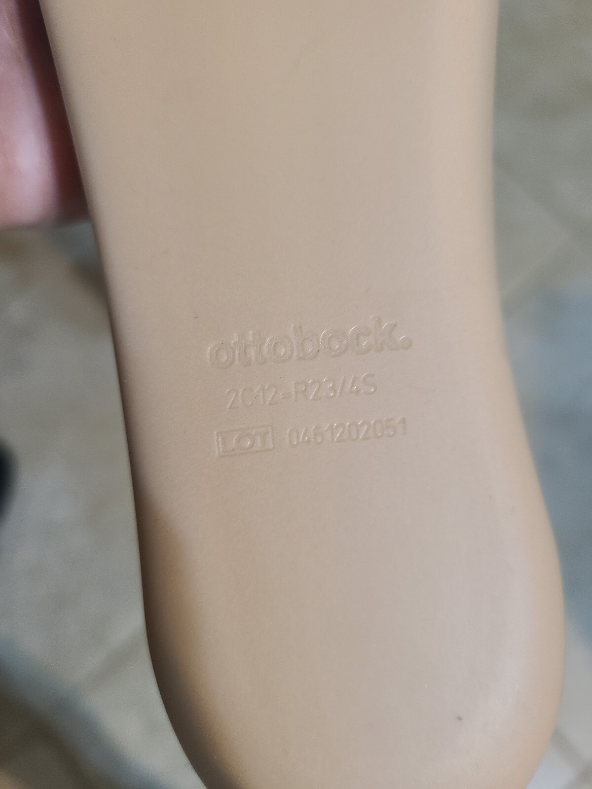 2021 Otto Bock Microprocessor knee 3C60 WITH foot shell and charger