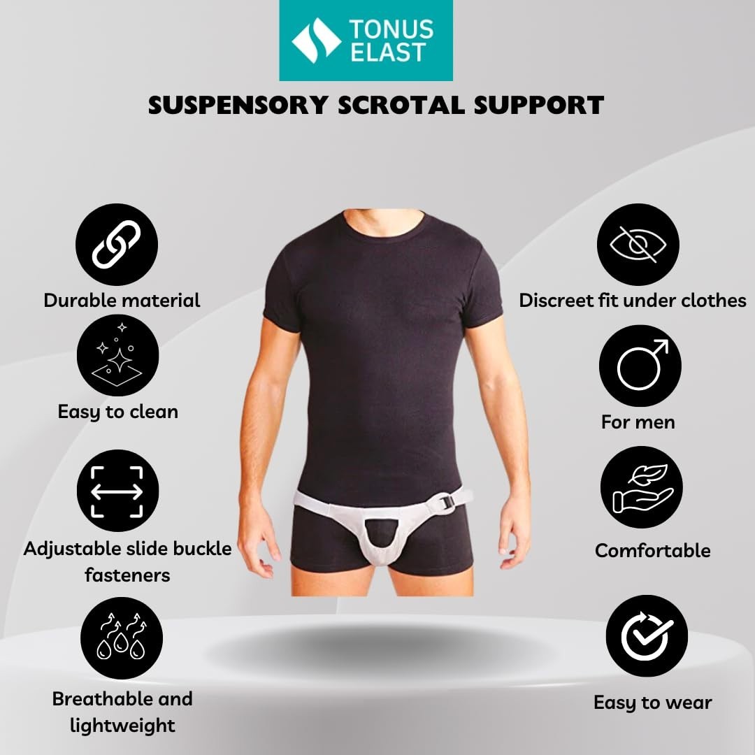 Suspensory Testicle Support – Medium-//