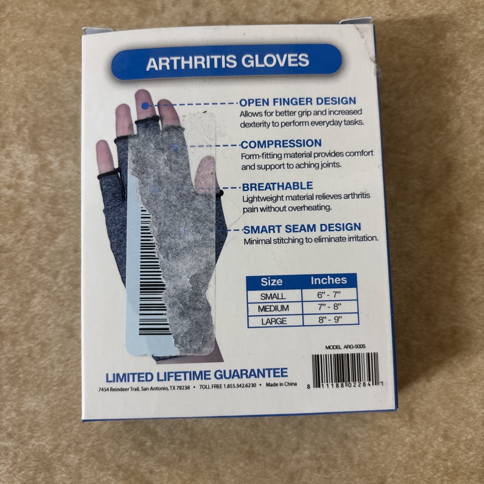 Size Small Compression Arthritis Gloves
