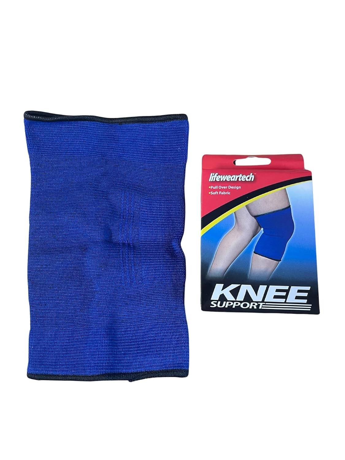 Knee Compression Support Elastic Pull Over Pain Relief Sleeve Lifeweartech 2 Pk