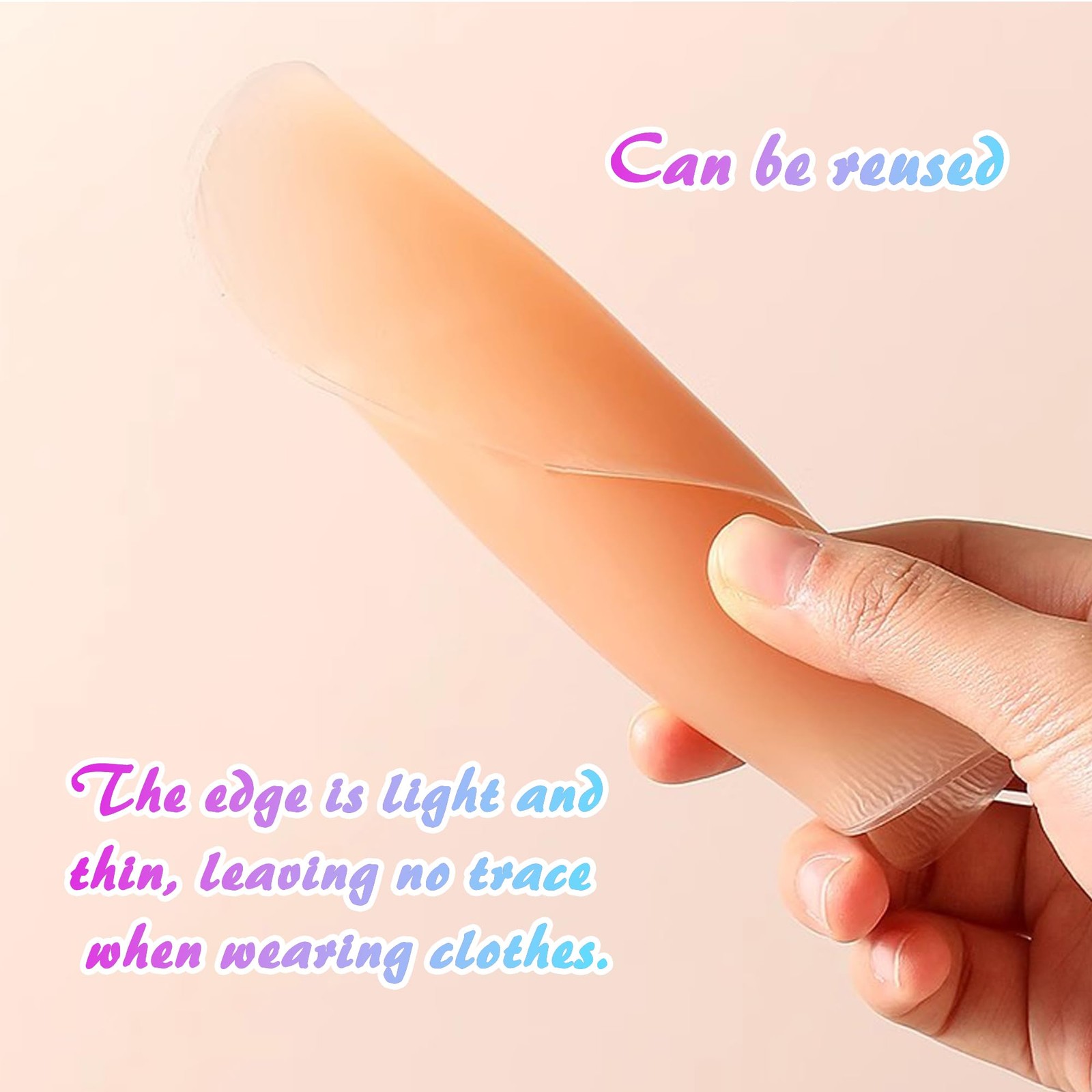 Majurphy Silicone Adhesive Calf Pads, Corrector,Soft Medium, Beige