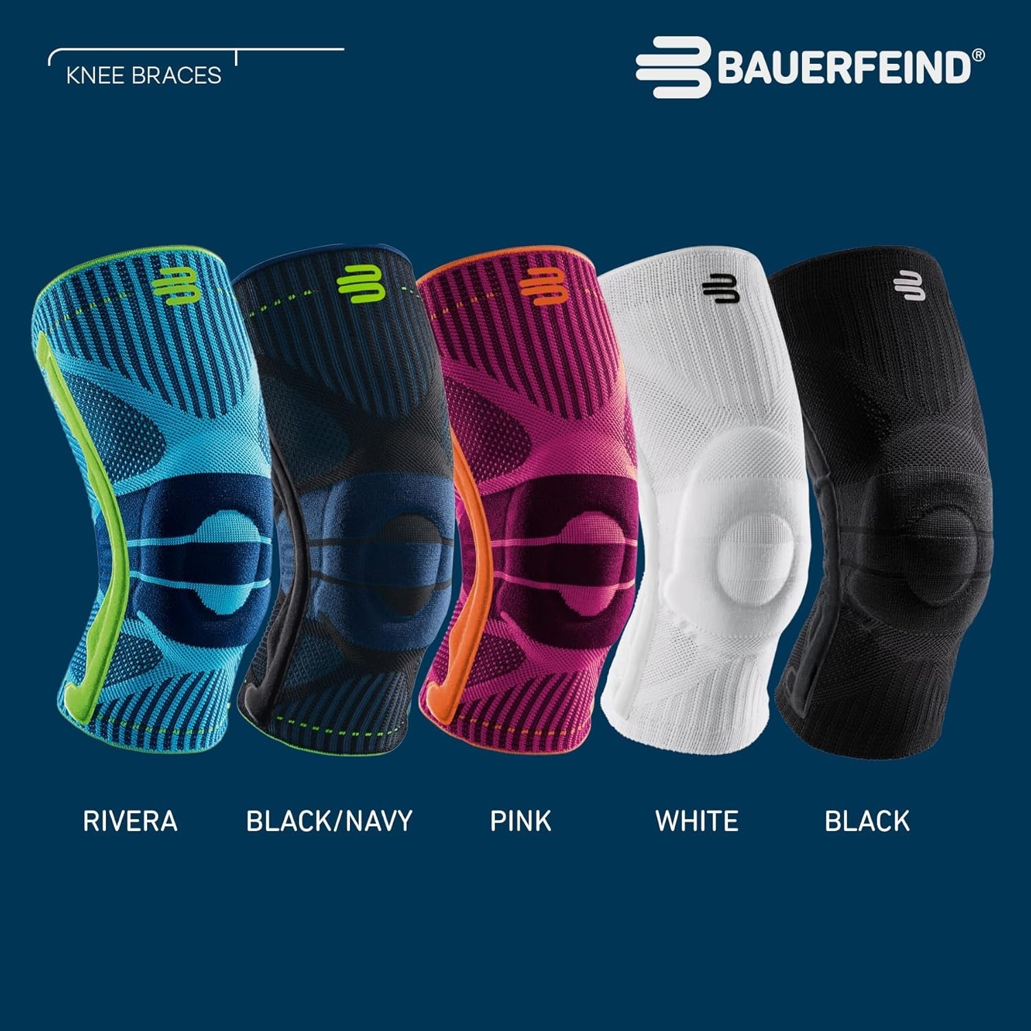 Compression Knee Support for Basketball – Lightweight & Machine Washable – Small
