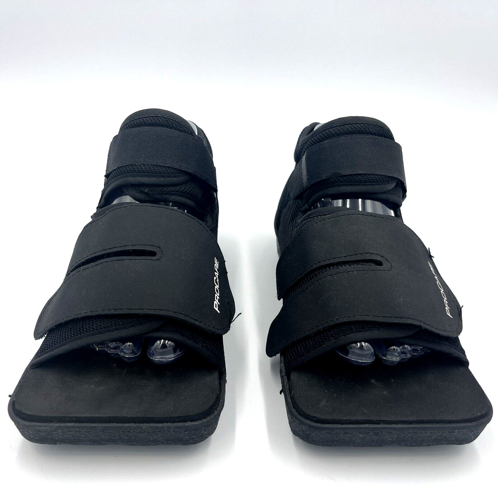 ProCare Medical Walking Shoes Black OpenToe Post-Op Break Unisex Sz S Adj Strap