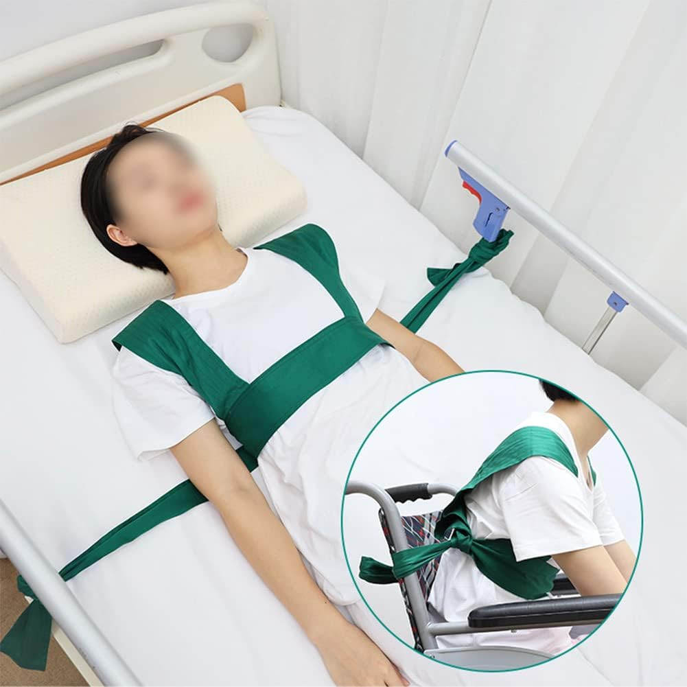 Vest Restraint Suit for Bed or Wheelchair Anti-Fall Medical Bed Restraint Strap