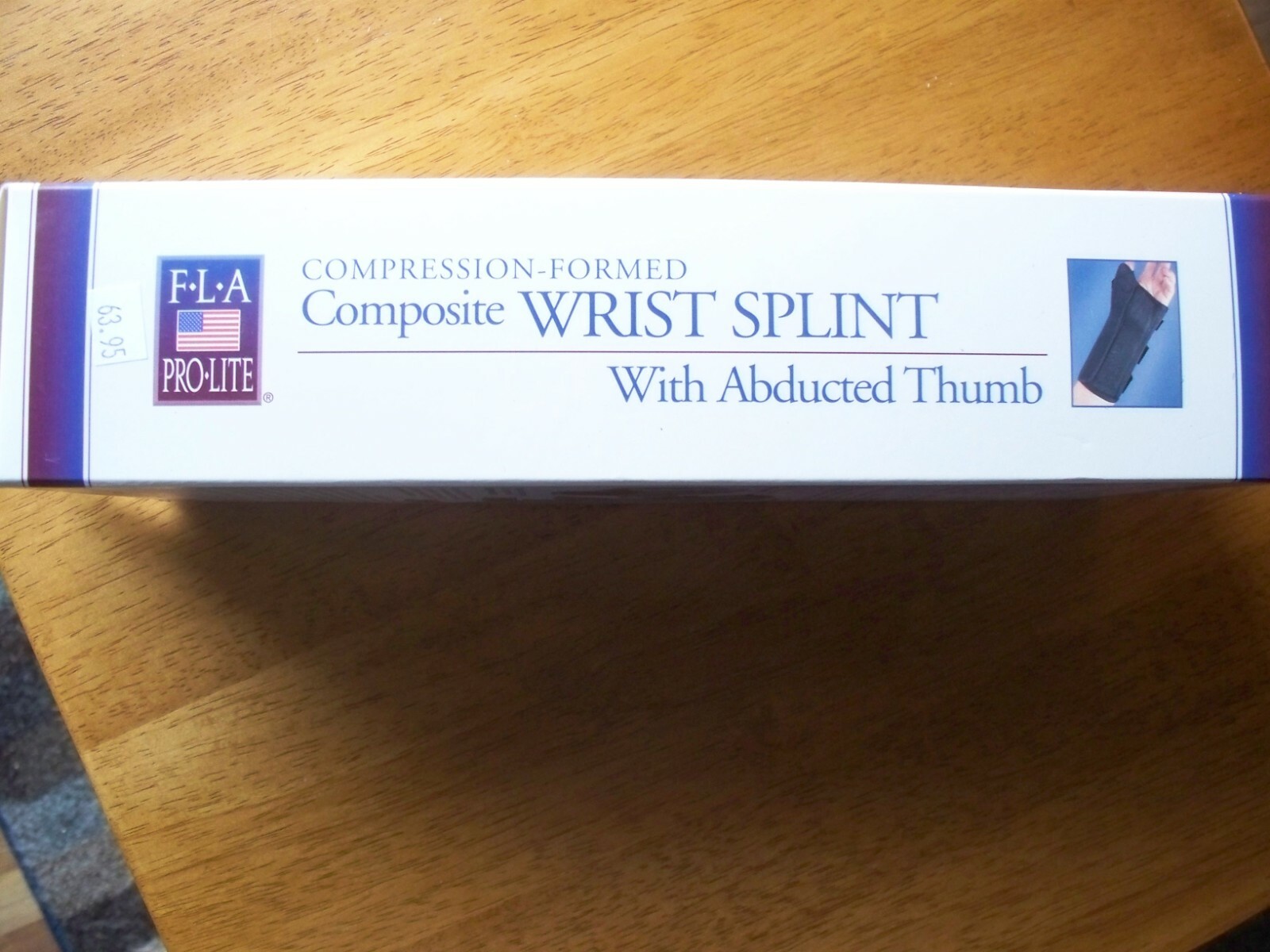 Fla Orthopedics, Composite Wrist Splint w/ Abducted Thumb, Right, XL, New in Pkg