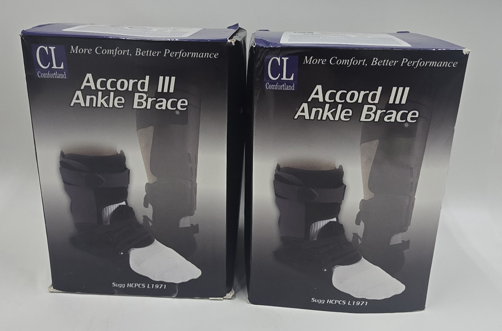 Comfortland Accord III Ankle Brace Large Right & Left M 12.5+ W 13.5+