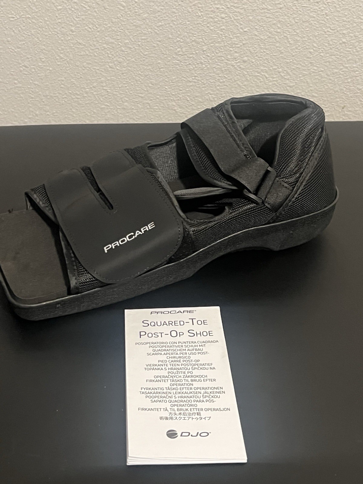 ProCare Squared Toe Post-Op Shoe Size: Large ( Wear on the left or right )
