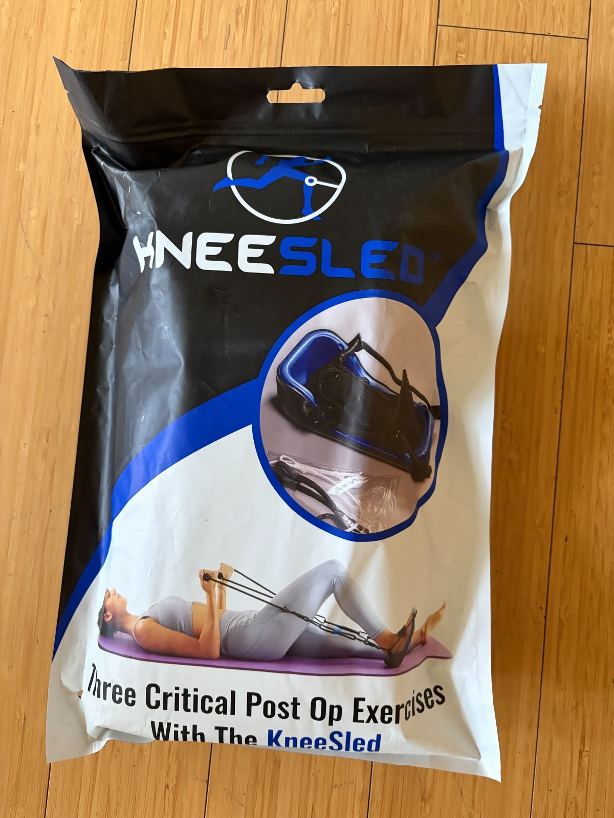 KNEESLED Post Op Knee Replacement Stretching Heel Slide Hamstring Stretch