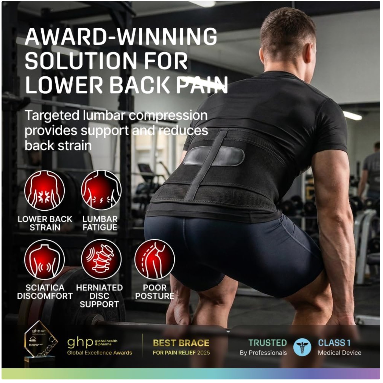 Durable Lower Back Brace for Men and Women – Reliable Relief