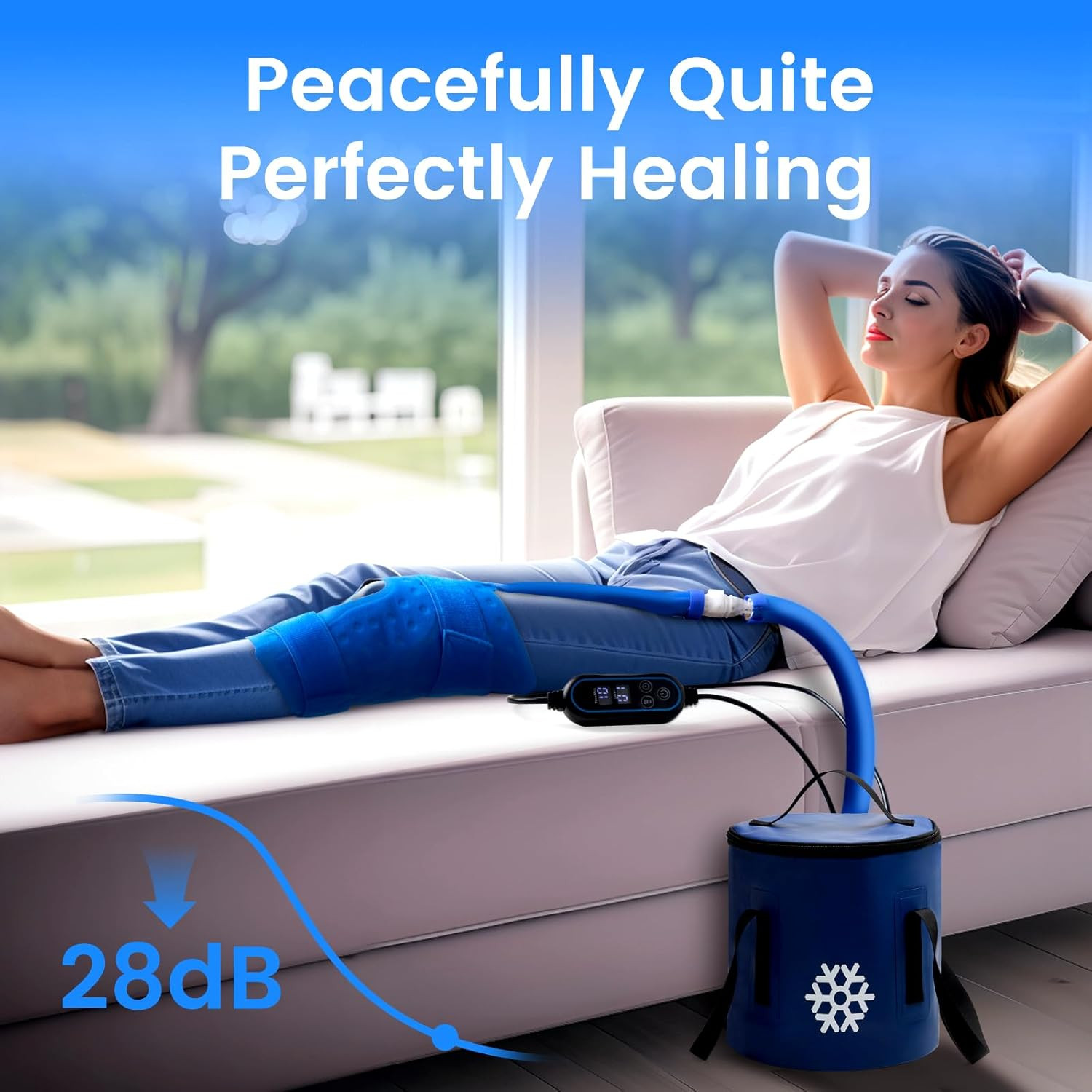 Cold Therapy Machine, Ice Machine for Knee Care After-Surgery, Knee Replacement