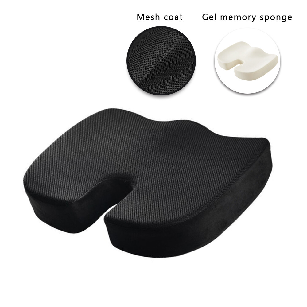 Memory Foam Coccyx Tailbone Seat Cushion Orthopedic Non-Slip Car Chair Pillow