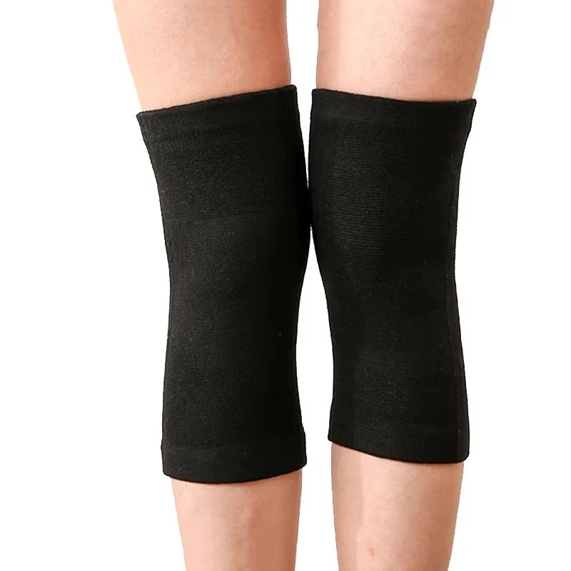 1Pair Knee Support Bamboo Compression Sleeve Arthritis Pain Relief Joint Support