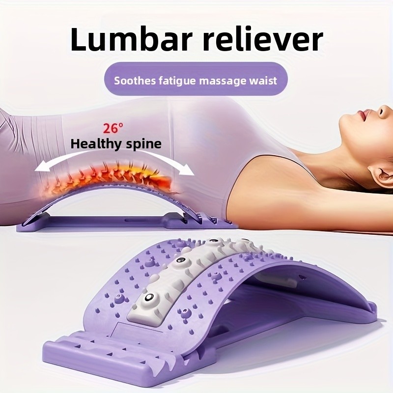 Four-Stage Adjustable Magnetic Back Stretcher And Posture Corrector – Ergonomic